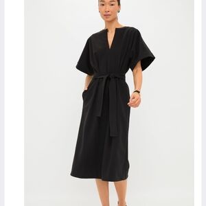 NWT Tuckernuck Black V-Neck Belted Dress